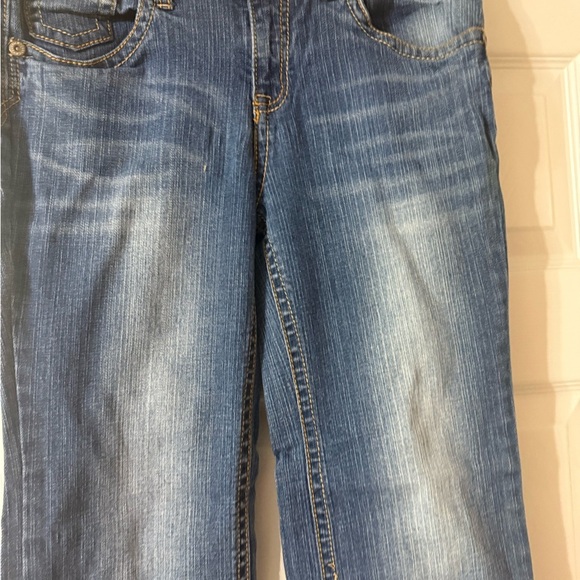 Justice Blue Bootcut Jeans Classic Style - Picture 7 of 11